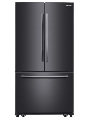 Samsung 26 cu. ft. French Door Refrigerator with Filtered Ice Maker in Black Stainless Steel
